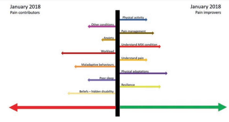 Vector Image for dispositional approach to pain management