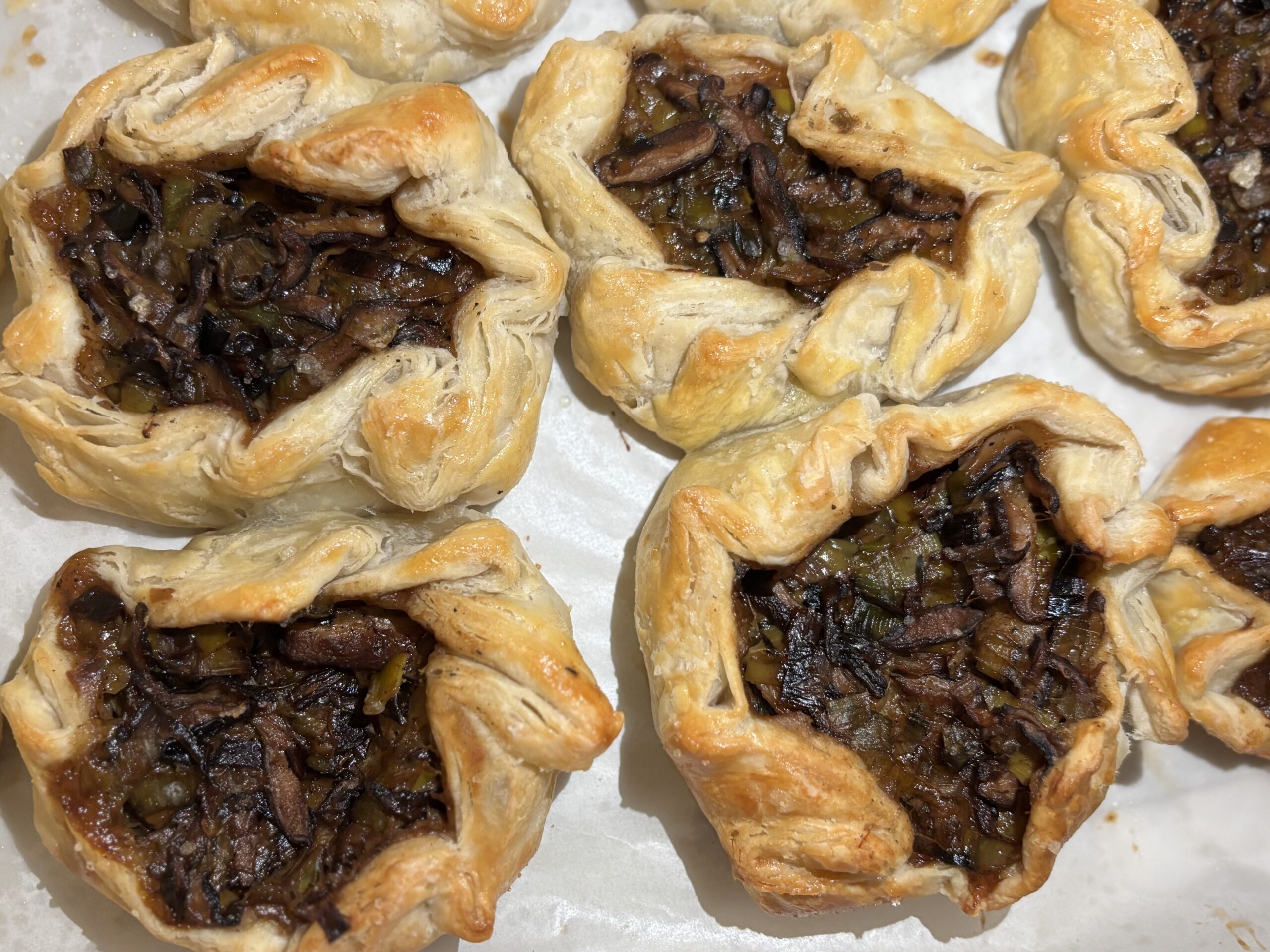 tray of mini-galettes