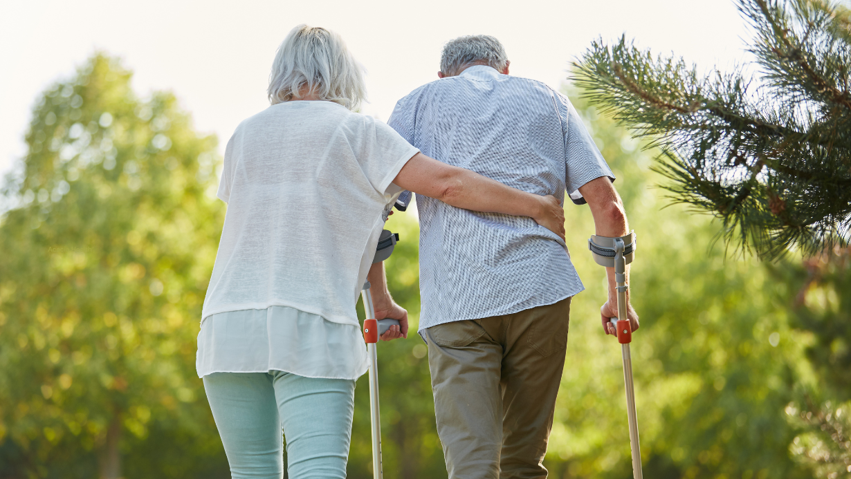 Walking with crutches after spinal cord injury