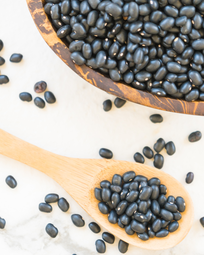 Bowl of black beans