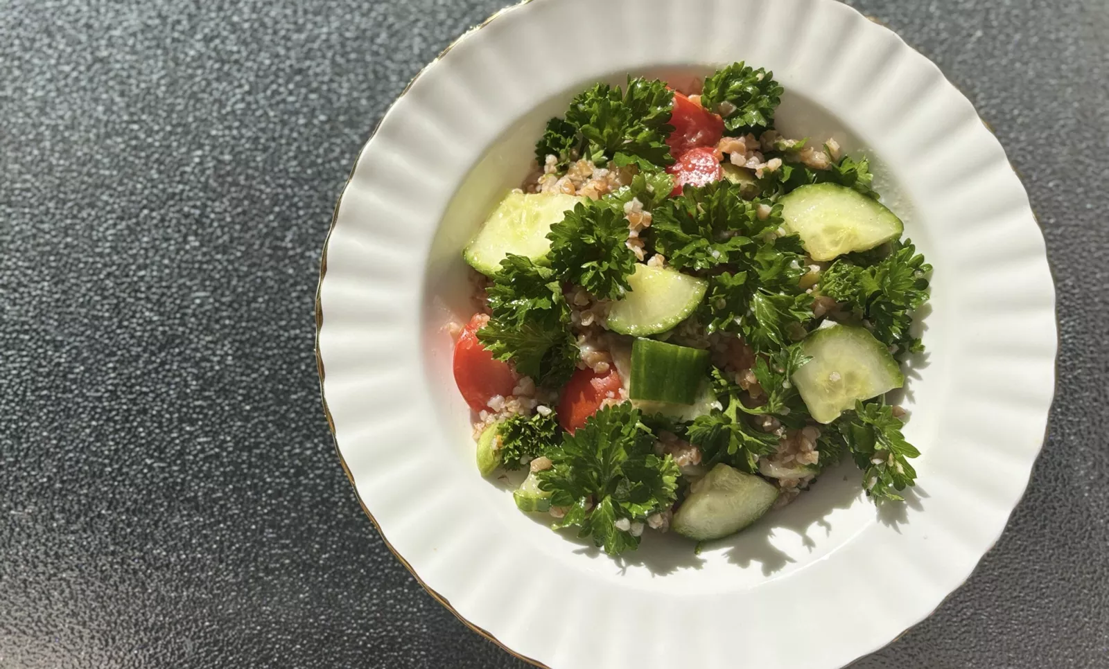 Bowl of Tabbouleh Salad